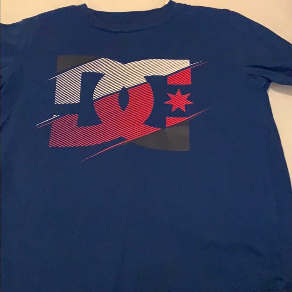 Blue DC boys tee
